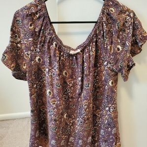 Short sleeve Rose Knox top